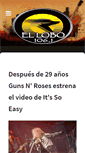 Mobile Screenshot of ellobo106.com